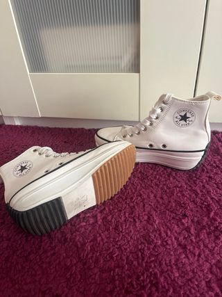Zapatillas Converse blancas plataforma