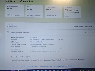 HP Laptop 15-fc0xx Plata