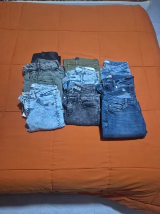 Lote 10 Pantalones Mujer Talla 38.