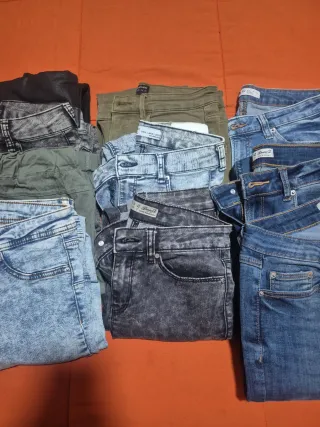 Lote 10 Pantalones Mujer Talla 38.