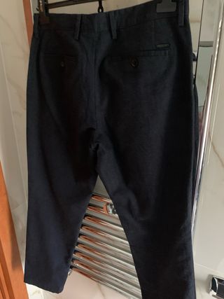 Pantaloni Uomo Hugo Boss Tg 48 Blu