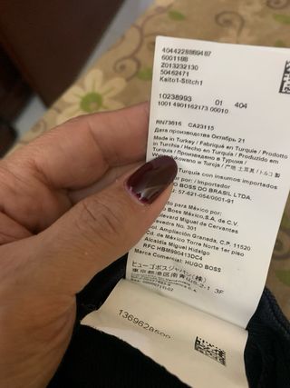 Pantaloni Uomo Hugo Boss Tg 48 Blu