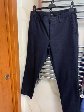 Pantaloni Uomo Hugo Boss Tg 48 Blu