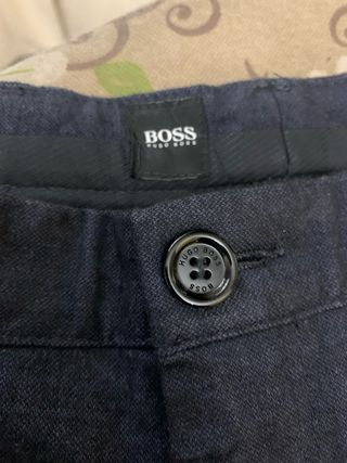 Pantaloni Uomo Hugo Boss Tg 48 Blu