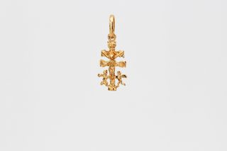 Cruz De Oro De 18K.. Ref: 038-03-01434