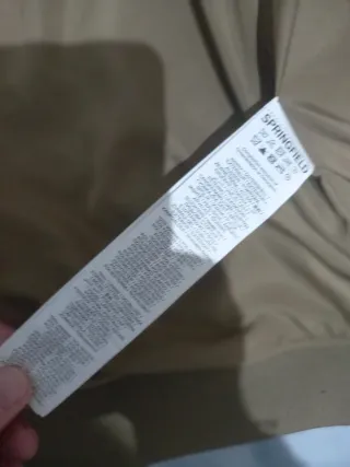 Chaqueta efecto ante beige Springfield