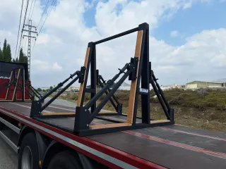 Caballete transporte tablas mármol y otros