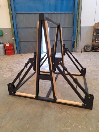 Caballete transporte tablas mármol y otros