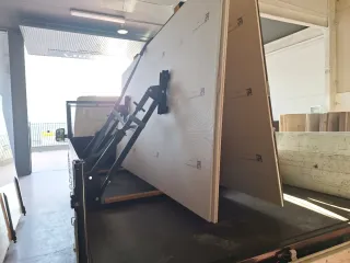 Caballete transporte tablas mármol y otros