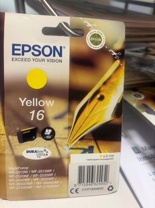 VENDO Cartuchos de Tinta Epson 16, 5€ CADA UNO