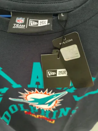 Camiseta  Dolphins NFL Madrid Talla L, OVERSIZE