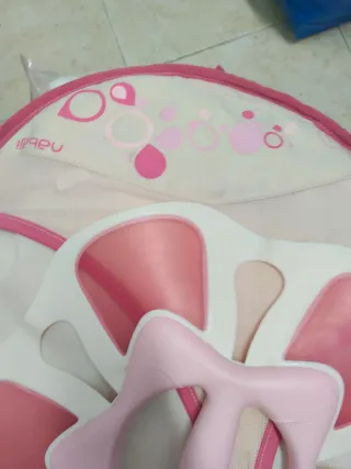 Palas de natación Nabaiji con su bolsa a juego