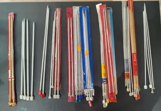 Lote agujas de tejer punto