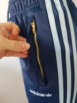 Falda larga Adidas azul