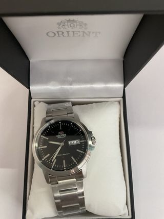 Orologio Orient Automatico Uomo Nero Argento