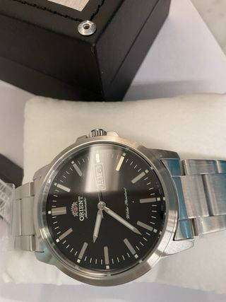 Orologio Orient Automatico Uomo Nero Argento