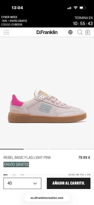 Zapatillas Rebel D.Franklin Talla 40