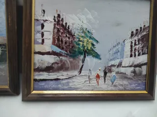 2 Cuadros Antiguos Impresionistas