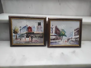 2 Cuadros Antiguos Impresionistas