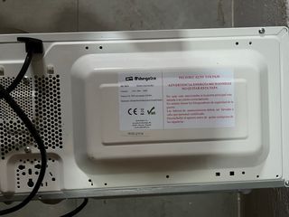 Microondas blanco Orbegozo
