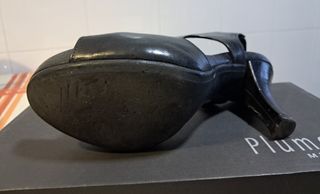 Sandalias tacón Plumers negras