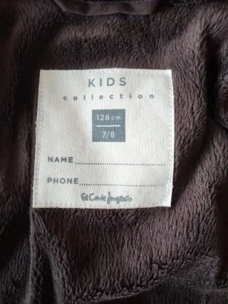 Abrigo niña El Corte Inglés. Talla 7/8  128cm.