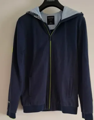 Felpa NUKUTAVAKE Blu Navy e Neon