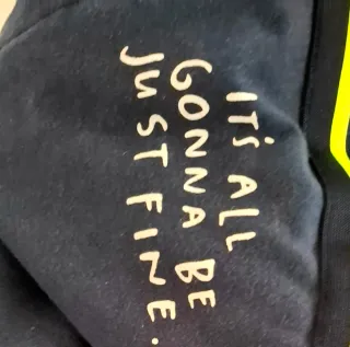 Felpa NUKUTAVAKE Blu Navy e Neon