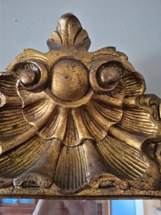 Espejo barroco pan de oro mas de 50 años