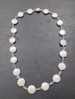 Gargantilla perlas cultivadas plata