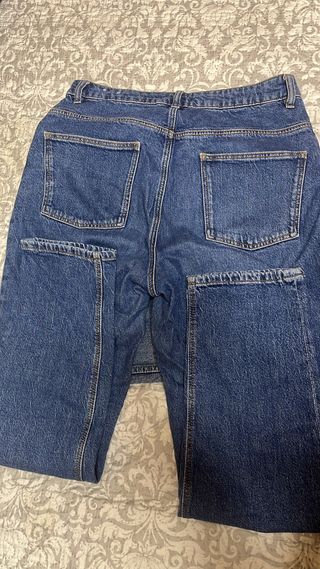 Vaqueros mujer azules