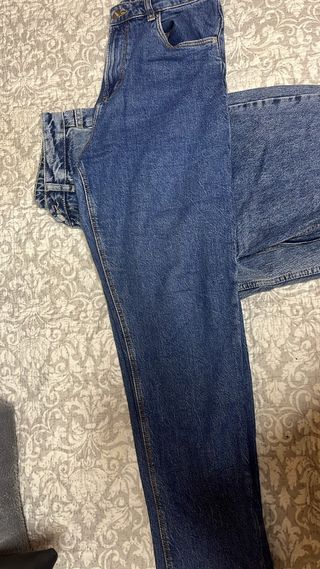 Vaqueros mujer azules