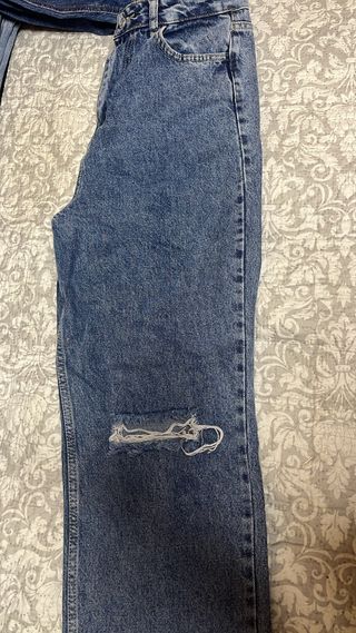 Vaqueros mujer azules