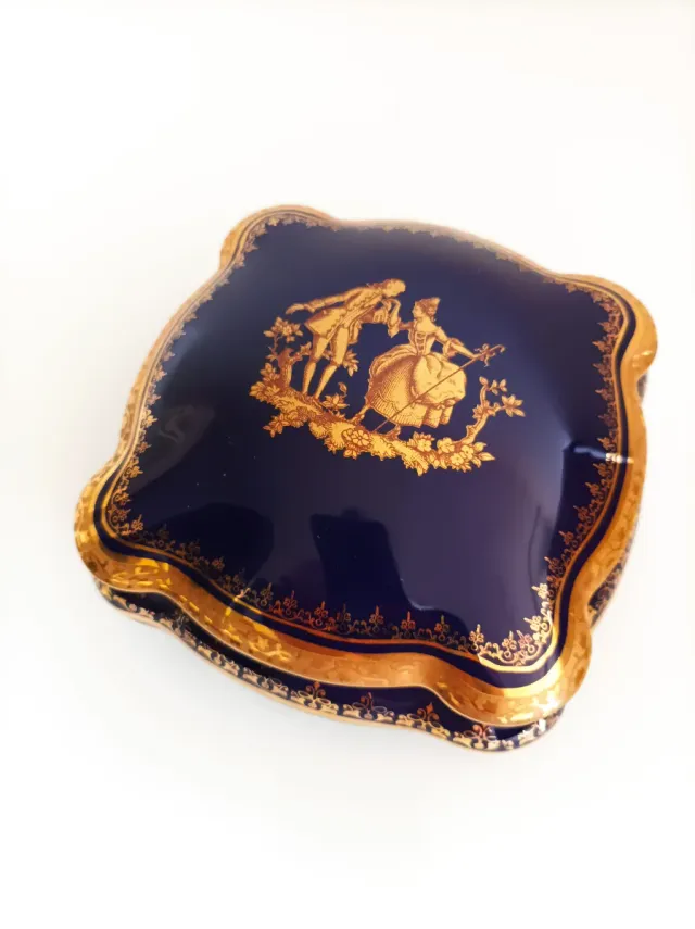Caja de porcelana Limoges