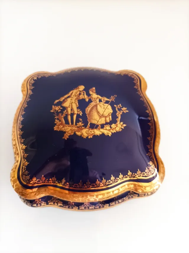 Caja de porcelana Limoges