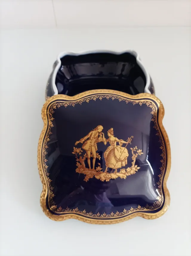 Caja de porcelana Limoges