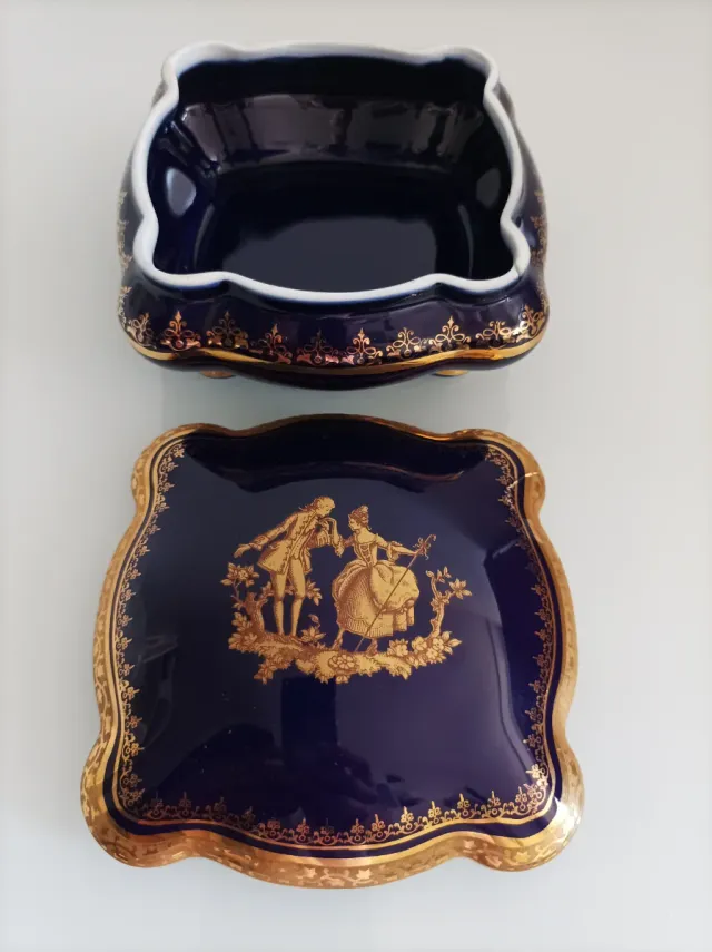 Caja de porcelana Limoges