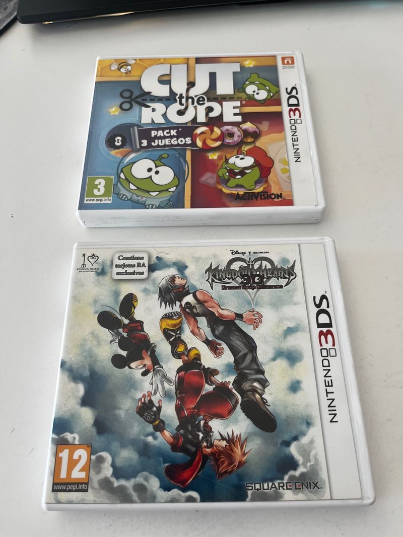 Imagen de Pack 3 Juegos Cut the Rope + Kingdom Hearts 3DS