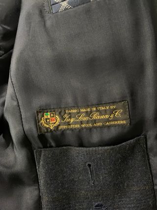 Americana Hackett azul cuadros Talla 38R