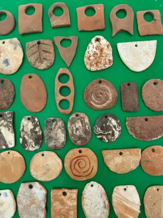 Set 50 Abalorios Cerámica Artesanal