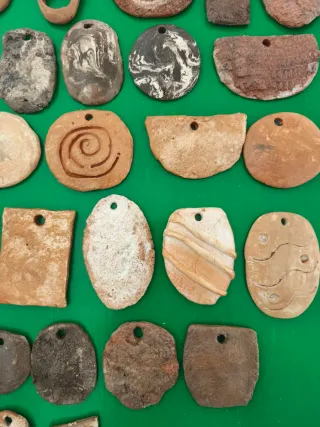 Set 50 Abalorios Cerámica Artesanal