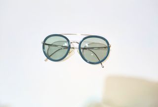 Occhiali Fendi Montatura Blu e Argento