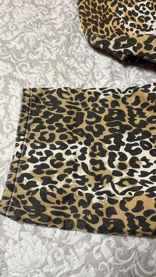 Vaqueros mujer estampado leopardo