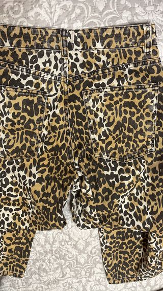 Vaqueros mujer estampado leopardo