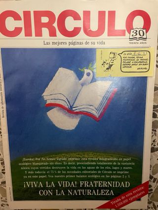 revistas círculo de lectores 1992