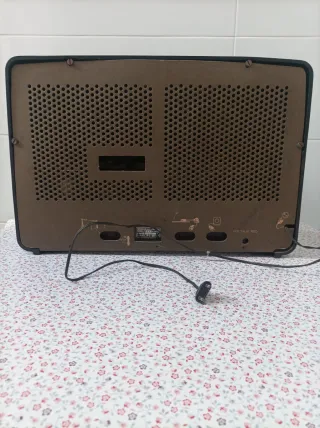 Radio Philips Antigua Beige/Marrón
