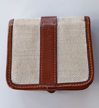 Cartera Massimo Dutti Piel y Lona
