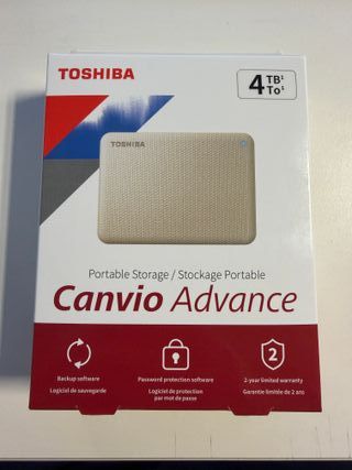 Disco Duro Externo Toshiba Canvio Advance 4TB