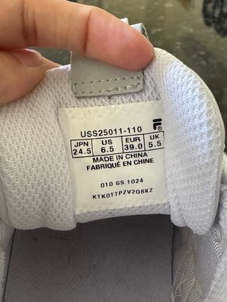 Zapatillas Fila Chunky Blancas Talla 39