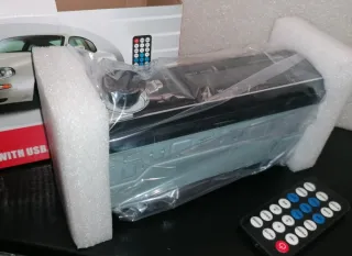 Auto Rádio Bluetooth USB Comando 4x60W Novo